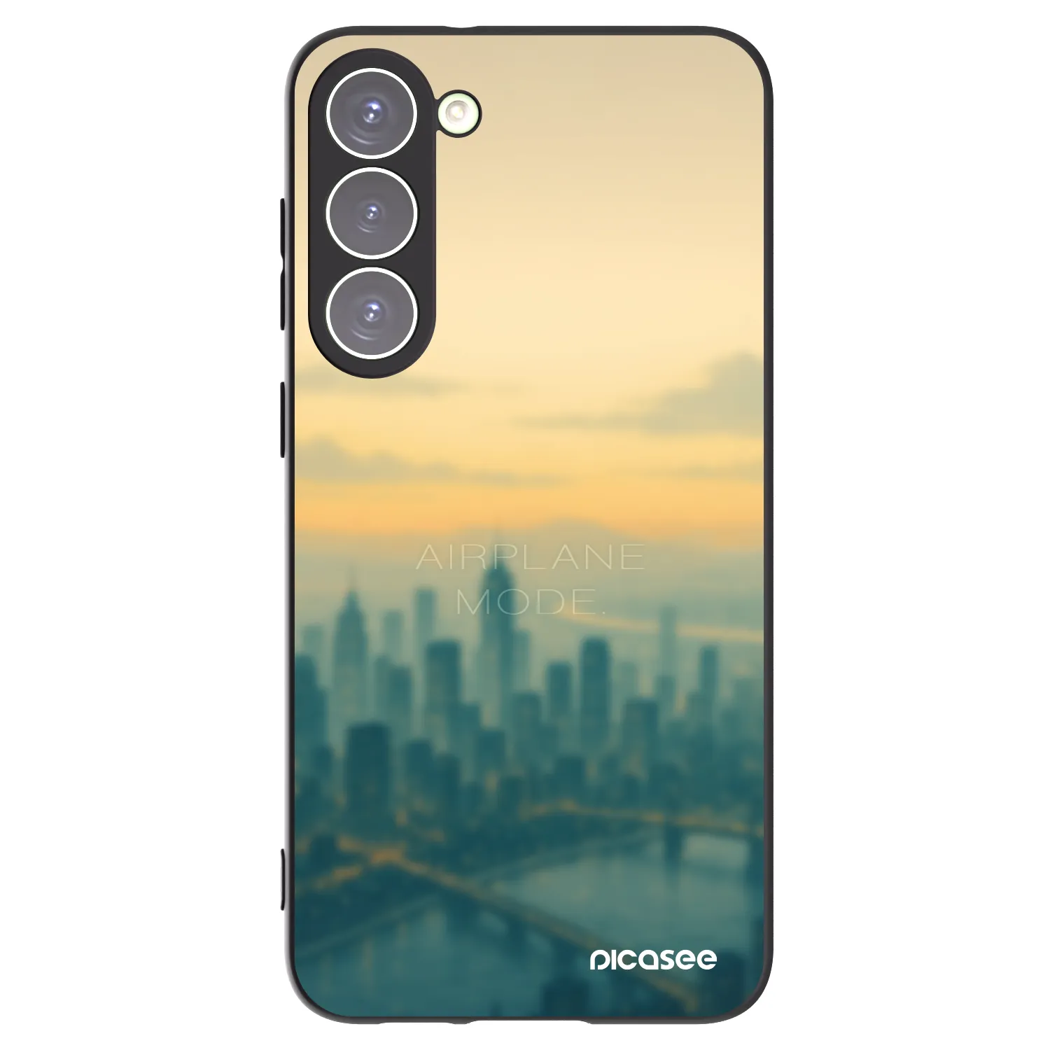 Picasee Samsung Galaxy S23+ 5G Hülle - Schwarzes Silikon - Airplane mode