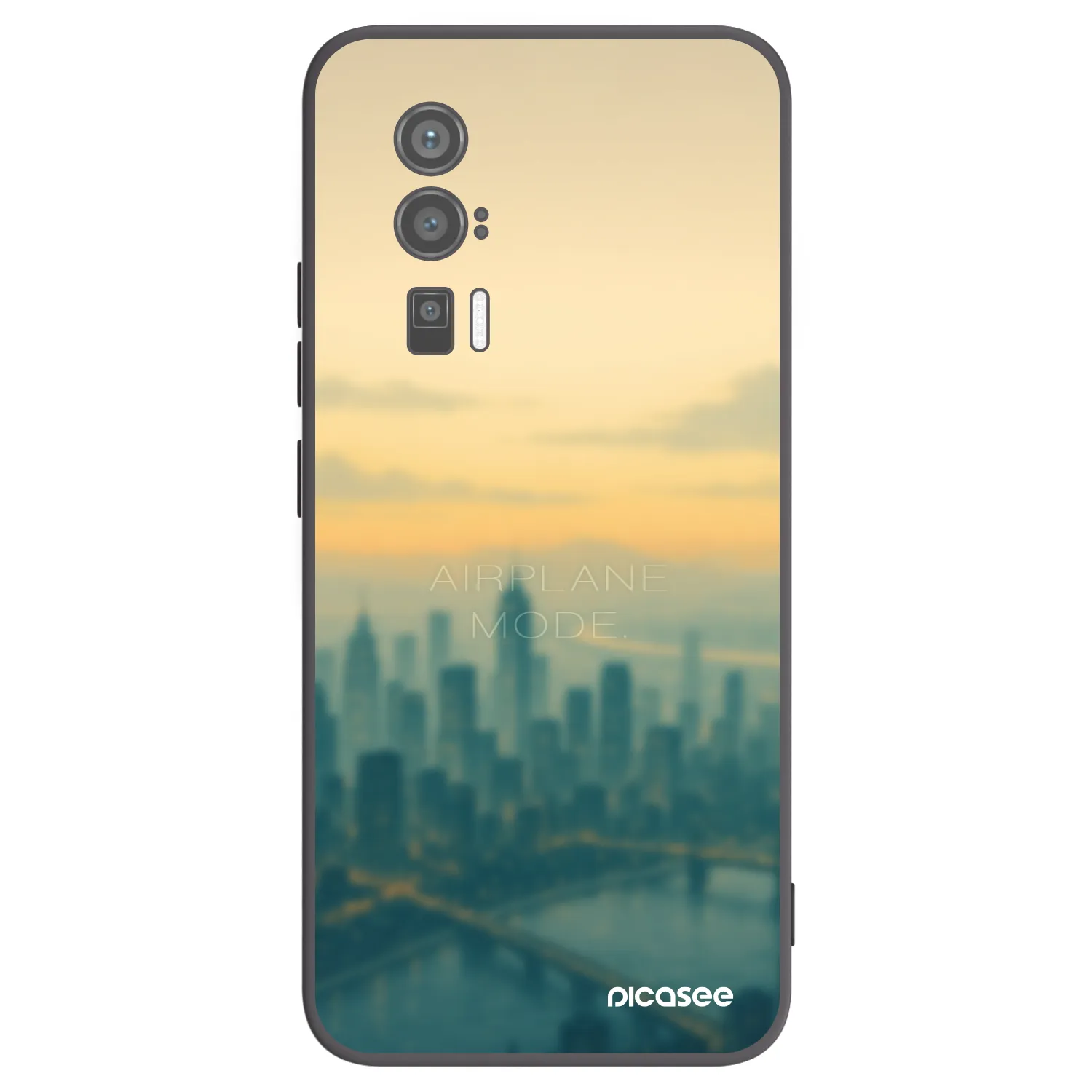 Picasee Xiaomi Poco F5 Pro 5G Hülle - Schwarzes Silikon - Airplane mode