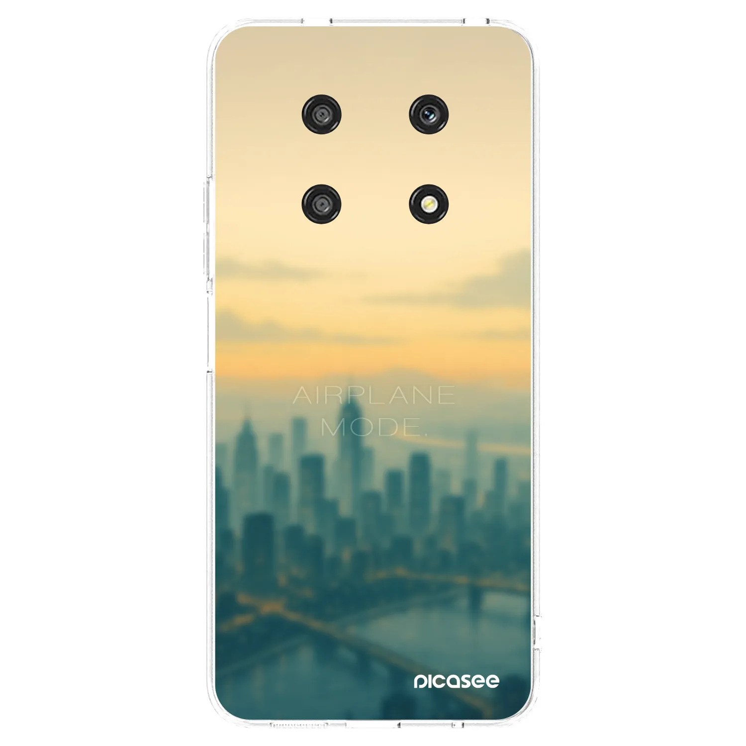 Picasee Honor Magic4 Lite 5G Hülle - Transparentes Silikon - Airplane mode