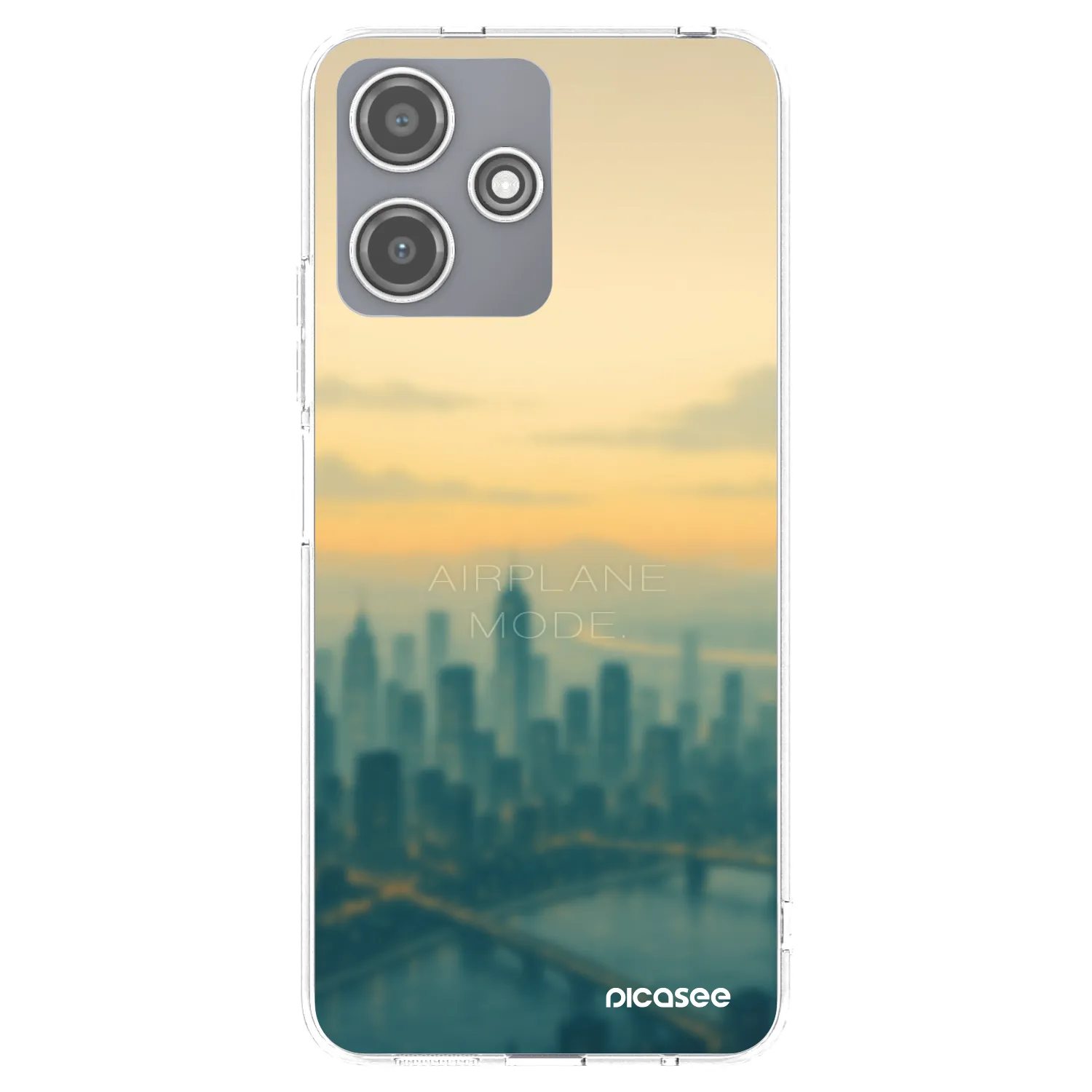Picasee Xiaomi Redmi 12 5G Hülle - Transparentes Silikon - Airplane mode