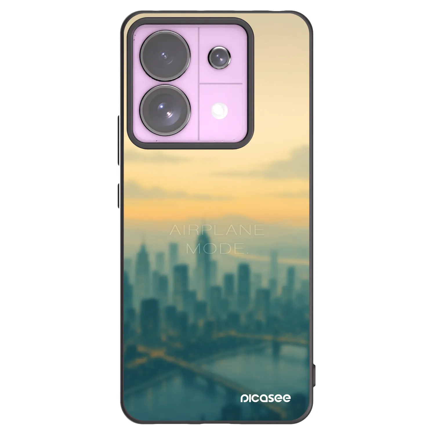 Picasee Xiaomi Redmi Note 13 Pro 5G Hülle - Schwarzes Silikon - Airplane mode