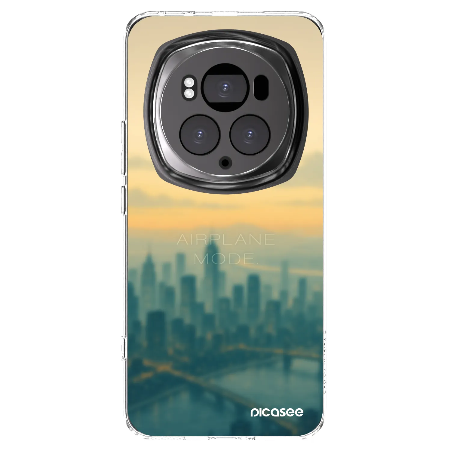 Picasee Honor Magic6 Pro Hülle - Transparentes Silikon - Airplane mode