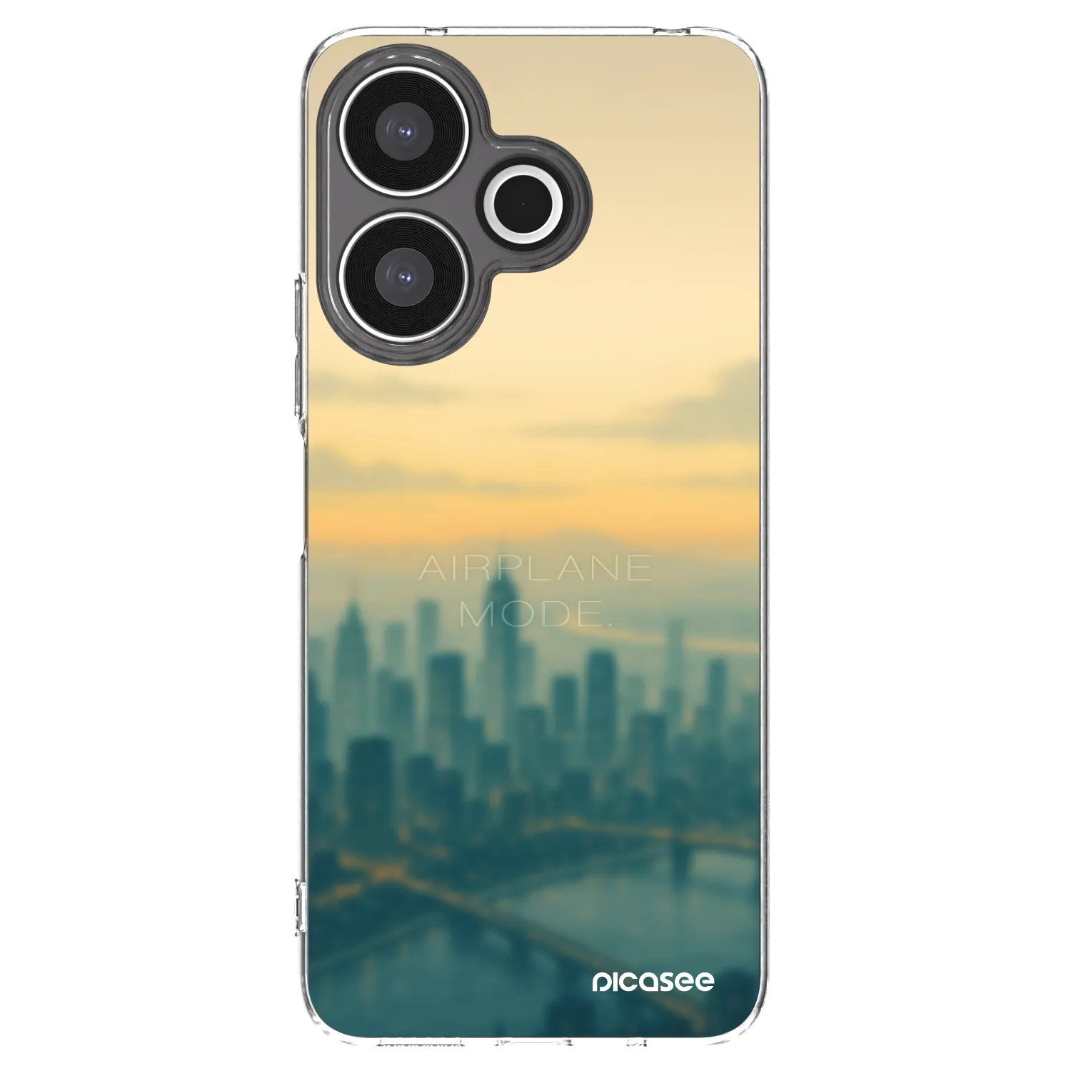 Picasee Xiaomi Redmi 13 4G Hülle - Transparentes Silikon - Airplane mode
