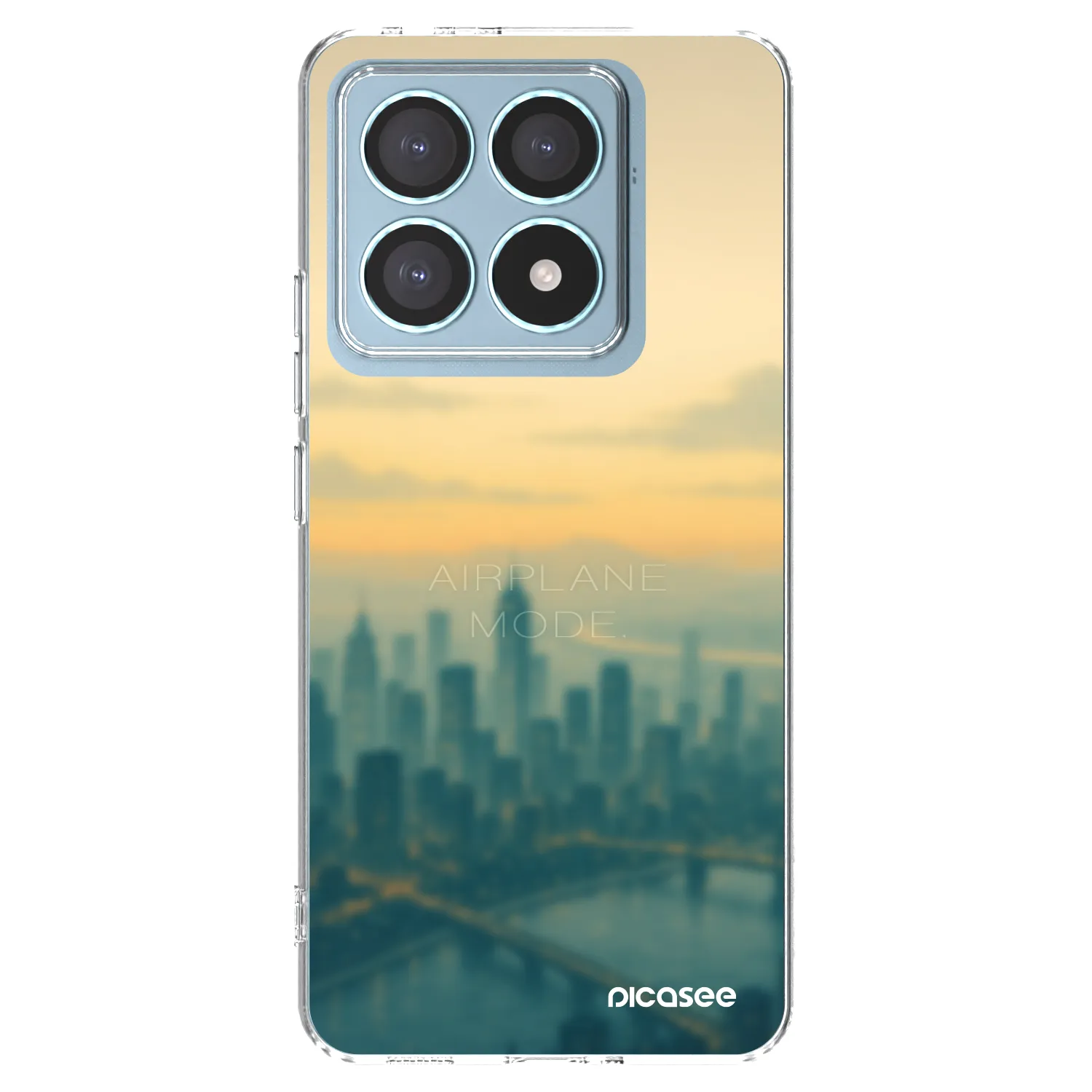 Picasee Xiaomi 14T Pro Hülle - Transparentes Silikon - Airplane mode
