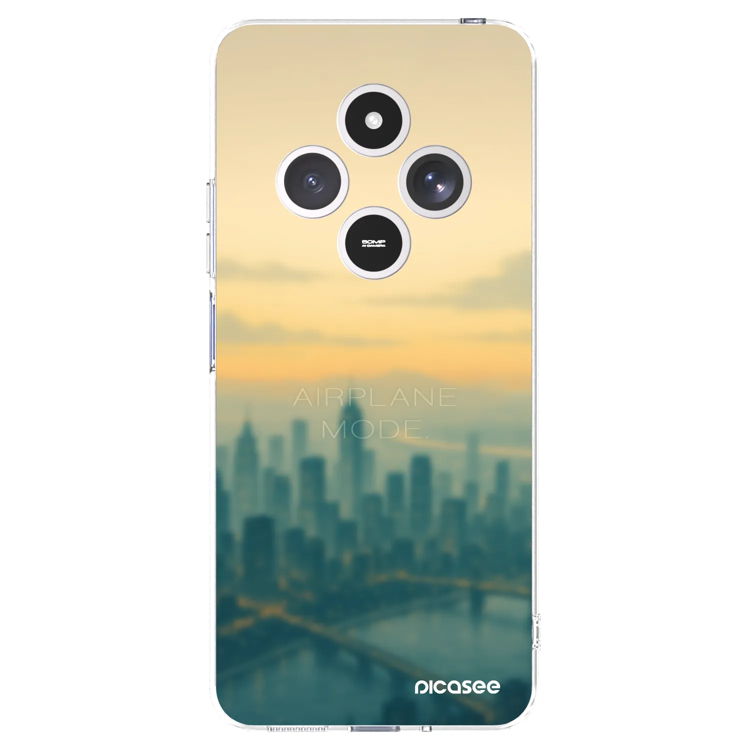 Picasee Xiaomi Redmi 14C Hülle - Transparentes Silikon - Airplane mode