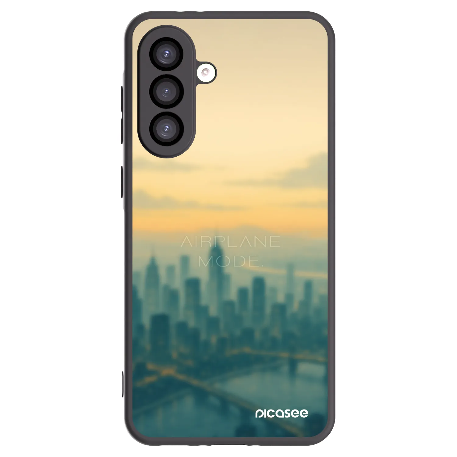 Picasee Samsung Galaxy A26 5G A266B Hülle - Schwarzes Silikon - Airplane mode