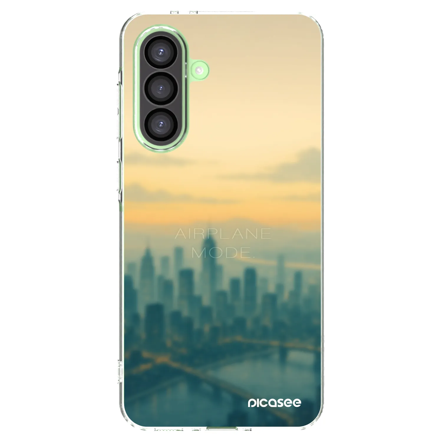 Picasee Samsung Galaxy A26 5G A266B Hülle - Transparentes Silikon - Airplane mode