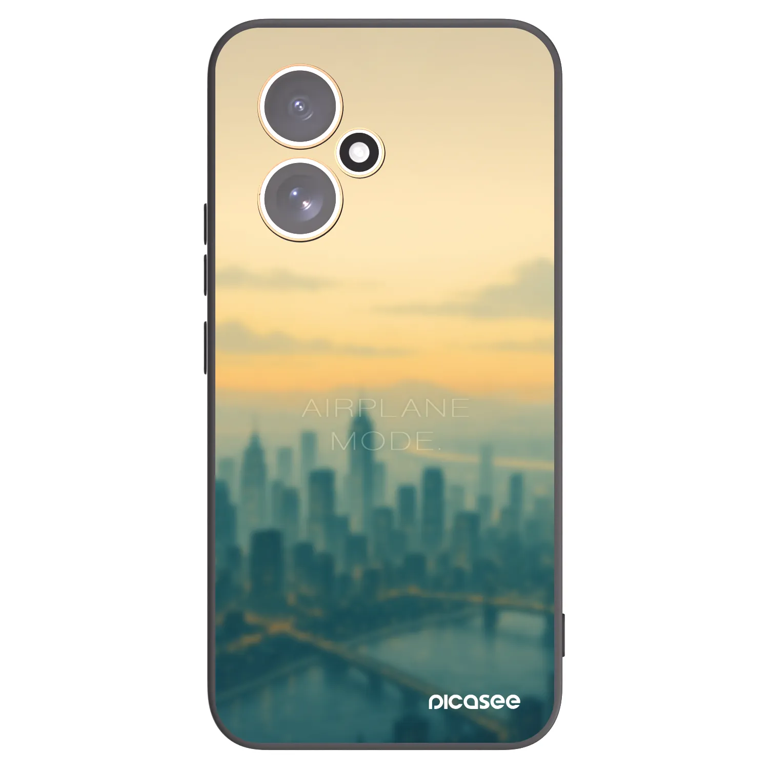 Picasee Honor 400 5G Hülle - Schwarzes Silikon - Airplane mode