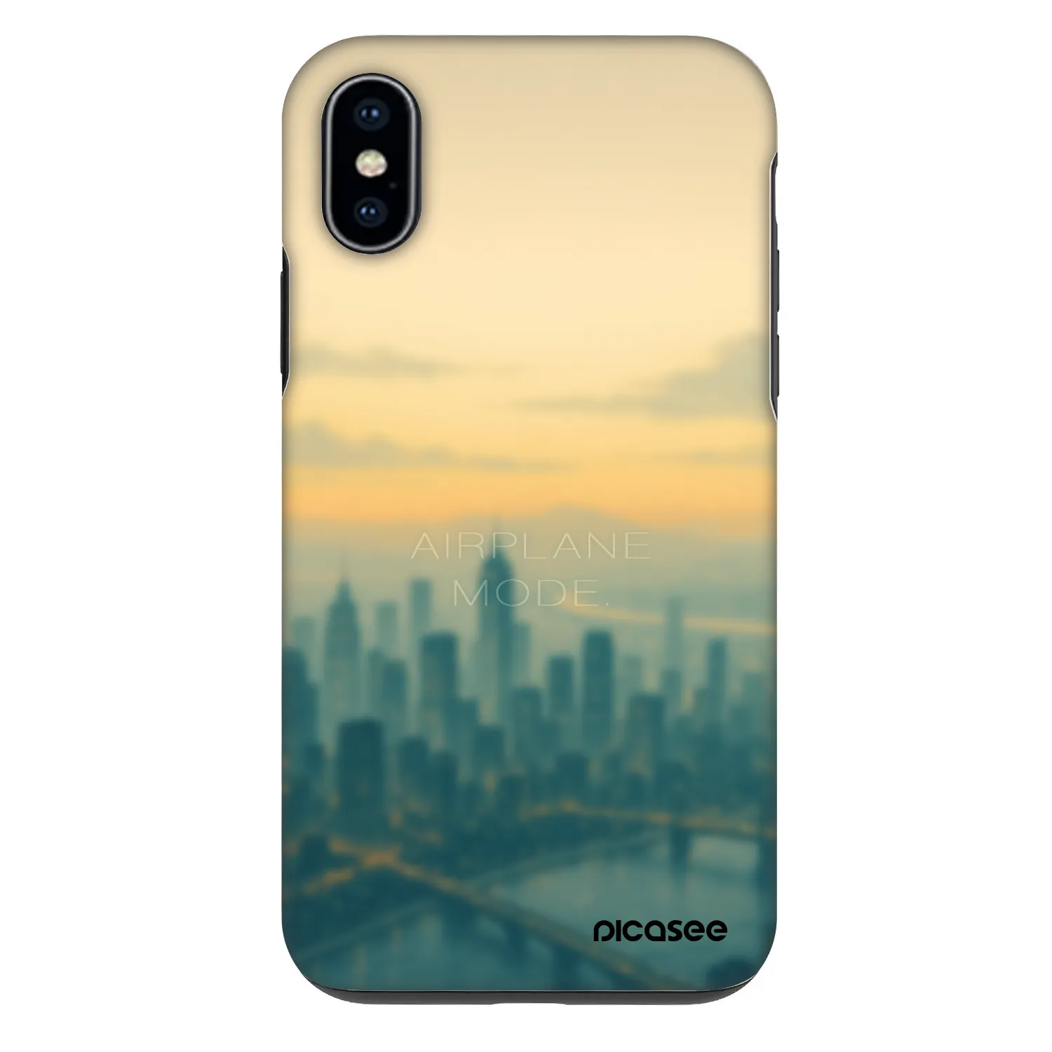 Picasee Fashion Case für Apple iPhone X/XS - Airplane mode