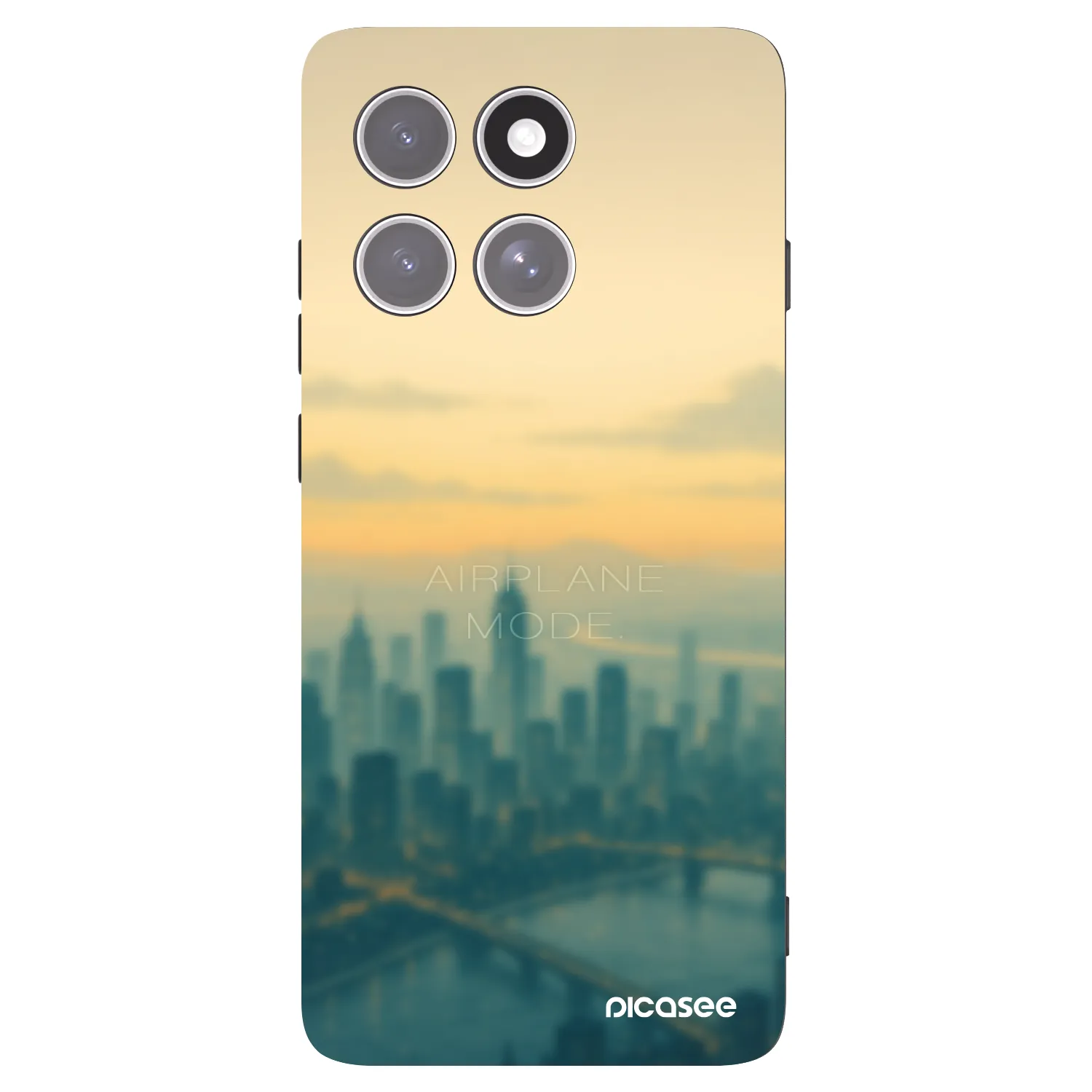 Picasee Motorola Edge 60 Pro Hülle - Schwarzes Silikon - Airplane mode