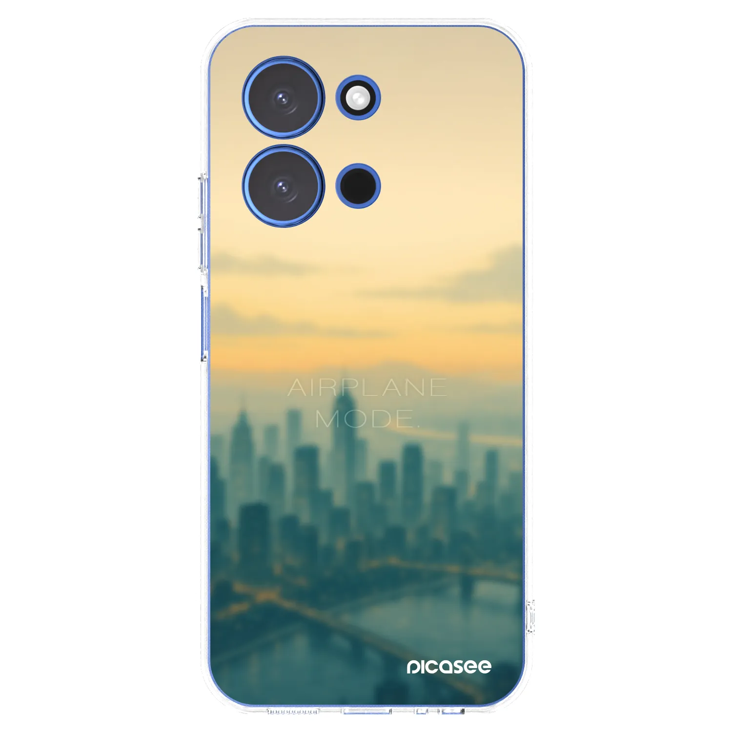 Picasee Xiaomi Redmi 15C 4G Hülle - Transparentes Silikon - Airplane mode