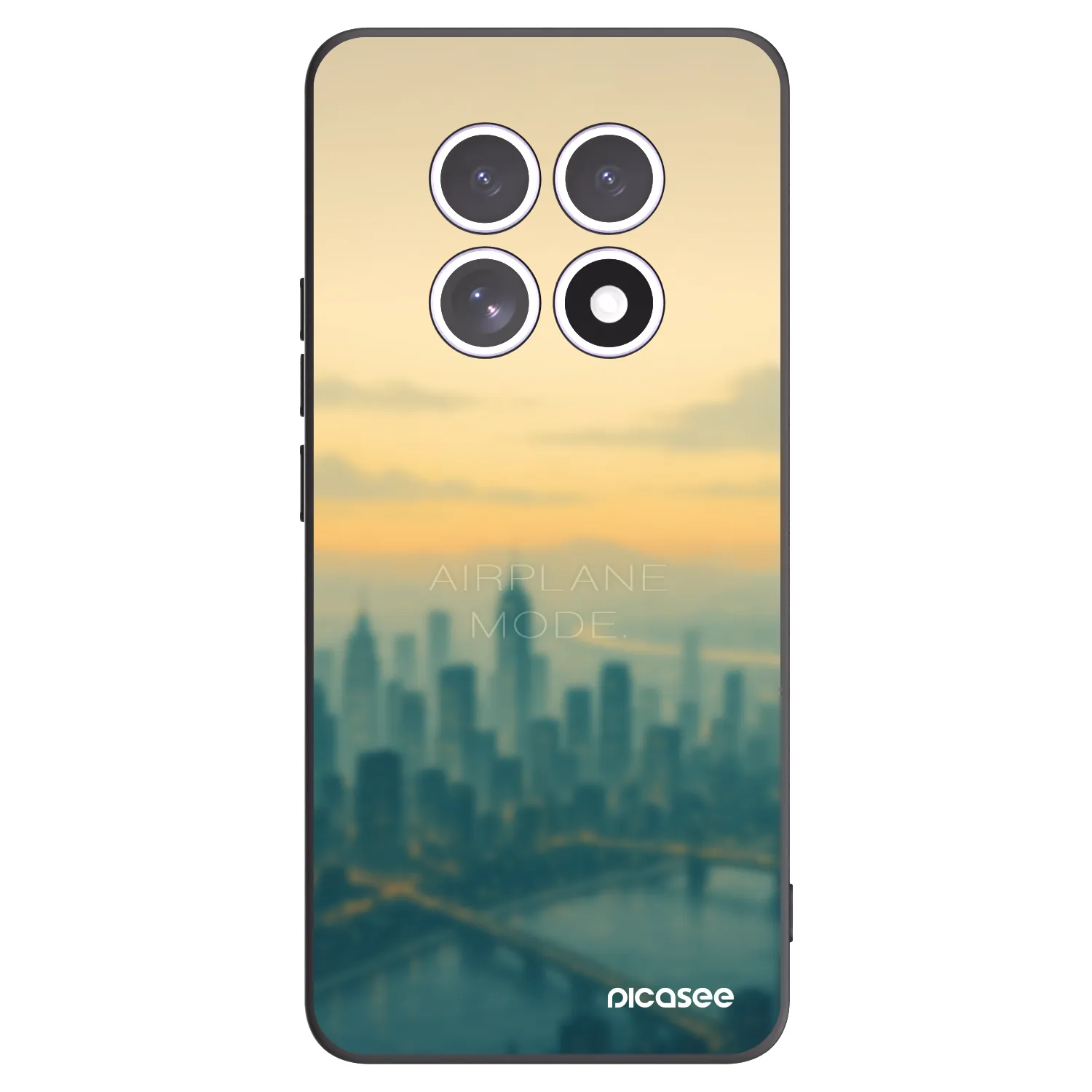 Picasee Xiaomi Redmi Note 15 5G Hülle - Schwarzes Silikon - Airplane mode