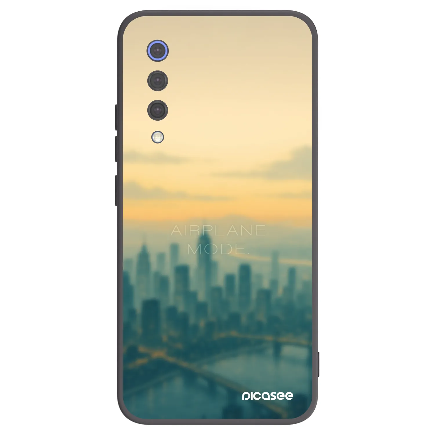 Picasee Xiaomi Mi 9 SE Hülle - Schwarzes Silikon - Airplane mode