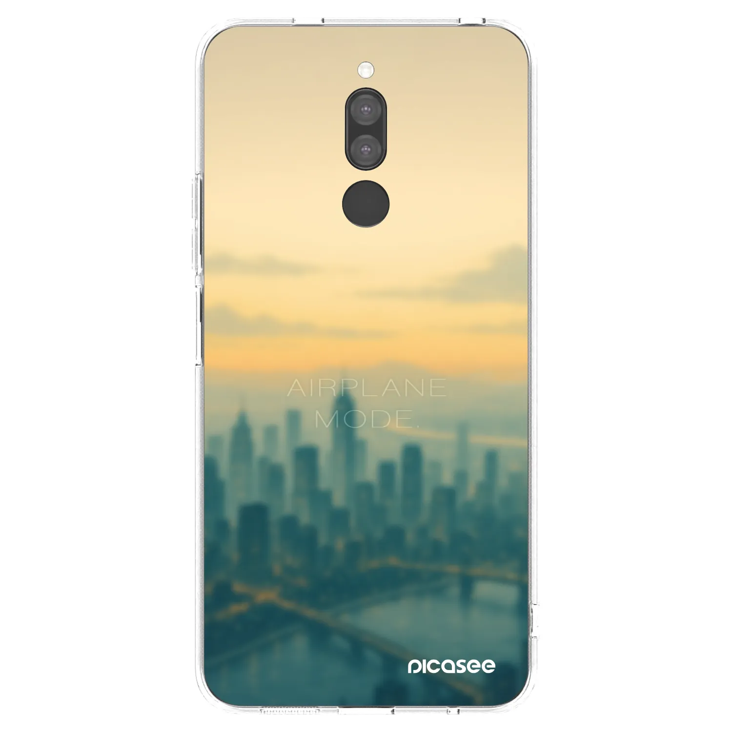 Picasee Xiaomi Redmi 8 Hülle - Transparentes Silikon - Airplane mode