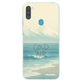 Picasee Samsung Galaxy M11 Hülle - Transparentes Silikon - COLD AIR