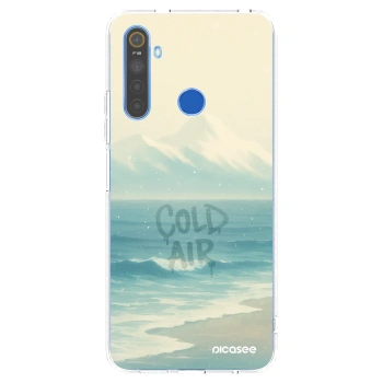 Picasee Realme 5 Hülle - Transparentes Silikon - COLD AIR