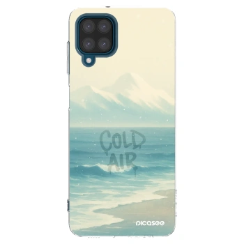 Picasee Samsung Galaxy A12 A125F Hülle - Transparentes Silikon - COLD AIR