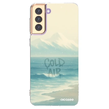 Picasee Samsung Galaxy S21+ 5G G996F Hülle - Transparentes Silikon - COLD AIR