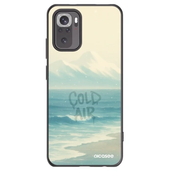 Picasee Xiaomi Redmi Note 10S Hülle - Schwarzes Silikon - COLD AIR