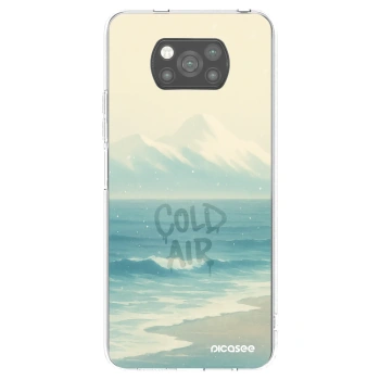 Picasee Xiaomi Poco X3 Pro Hülle - Schwarzes Silikon - COLD AIR