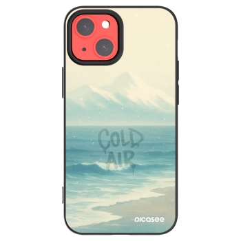 Picasee Apple iPhone 13 mini Hülle - Schwarzes Silikon - COLD AIR