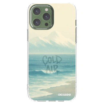 Picasee Apple iPhone 13 Pro Max Hülle - Transparentes Silikon - COLD AIR