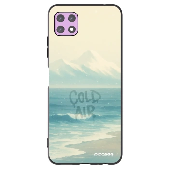 Picasee Samsung Galaxy A22 A226B 5G Hülle - Schwarzes Silikon - COLD AIR