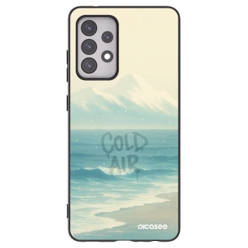 Picasee Samsung Galaxy A52s 5G A528B Hülle - Schwarzes Silikon - COLD AIR