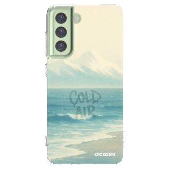 Picasee Samsung Galaxy S21 FE 5G Hülle - Transparentes Silikon - COLD AIR