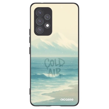 Picasee Samsung Galaxy A53 5G A536 Hülle - Schwarzes Silikon - COLD AIR