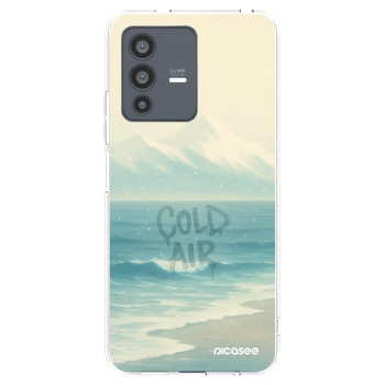 Picasee Vivo V23 5G Hülle - Transparentes Silikon - COLD AIR
