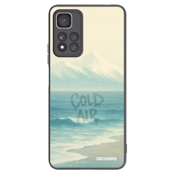 Picasee Xiaomi Redmi Note 11 Pro+ 5G Hülle - Schwarzes Silikon - COLD AIR