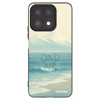 Picasee Honor X8a Hülle - Schwarzes Silikon - COLD AIR