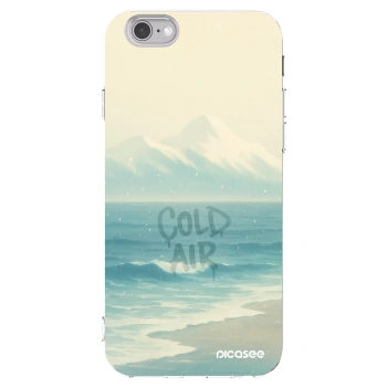 Picasee Apple iPhone 6/6S Hülle - Transparentes Silikon - COLD AIR