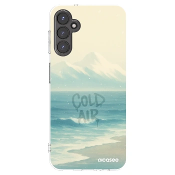 Picasee Samsung Galaxy A14 4G A145R Hülle - Transparentes Silikon - COLD AIR
