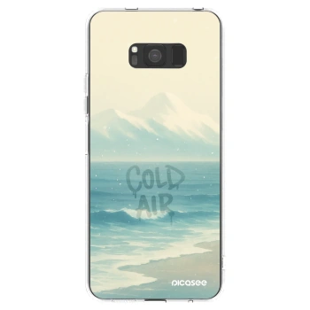 Picasee Samsung Galaxy S8 G950F Hülle - Transparentes Silikon - COLD AIR