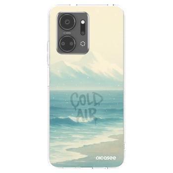 Picasee Honor X7a Hülle - Transparentes Silikon - COLD AIR