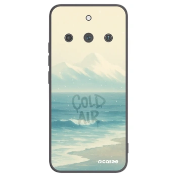 Picasee Realme 11 Pro+ Hülle - Schwarzes Silikon - COLD AIR