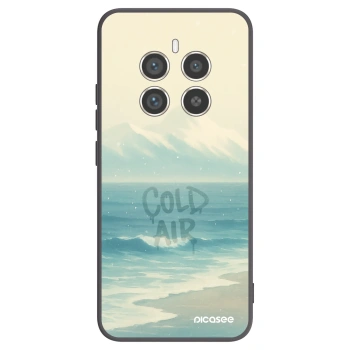 Picasee Realme 12 Pro 5G Hülle - Schwarzes Silikon - COLD AIR