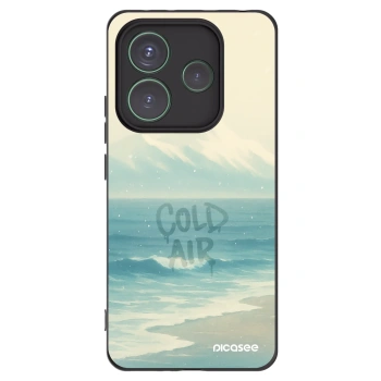 Picasee Xiaomi Redmi Note 14 5G Hülle - Schwarzes Silikon - COLD AIR