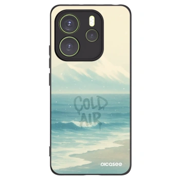Picasee Xiaomi Redmi Note 14 4G Hülle - Schwarzes Silikon - COLD AIR