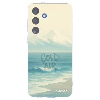 Picasee Samsung Galaxy S25 FE 5G Hülle - Transparentes Silikon - COLD AIR