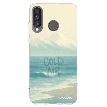 Picasee Huawei P30 Lite Hülle - Transparentes Silikon - COLD AIR