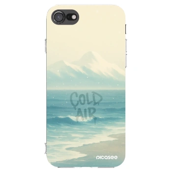 Picasee Apple iPhone 8 Hülle - Transparentes Silikon - COLD AIR