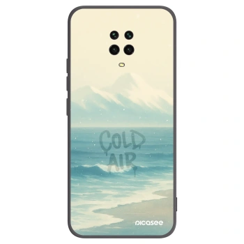 Picasee Xiaomi Redmi Note 9S Hülle - Schwarzes Silikon - COLD AIR