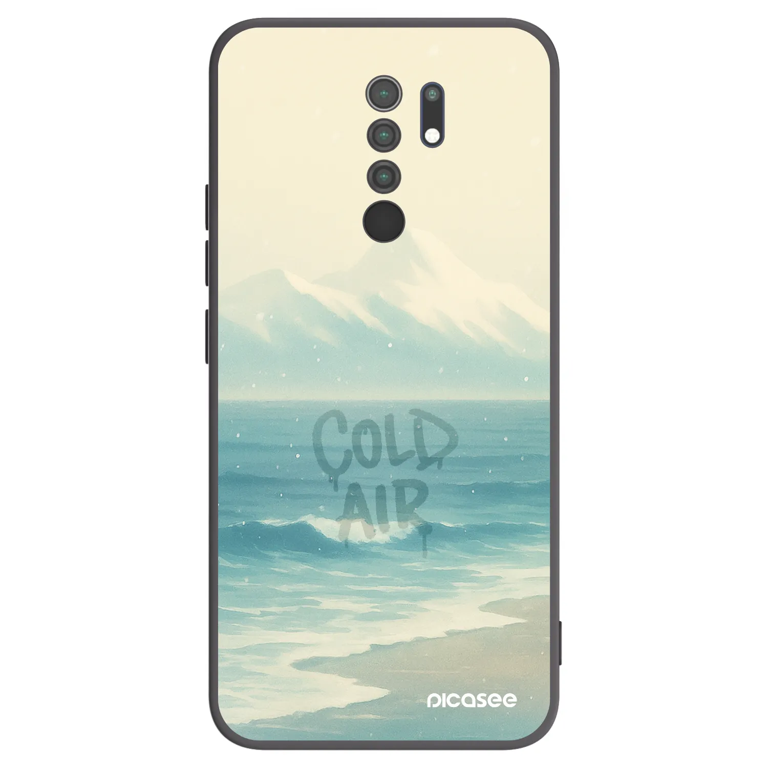 Picasee Xiaomi Redmi 9 Hülle - Schwarzes Silikon - COLD AIR