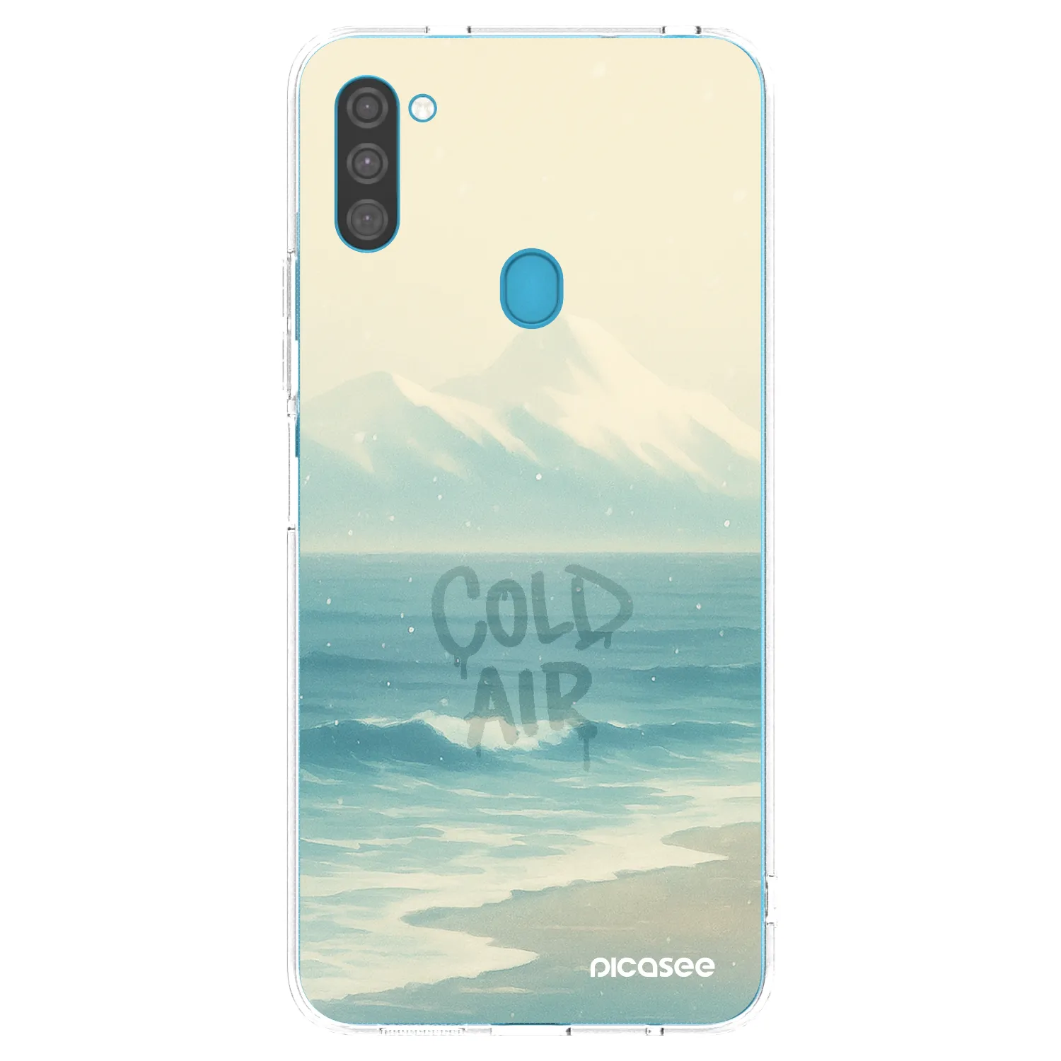 Picasee Samsung Galaxy M11 Hülle - Transparentes Silikon - COLD AIR