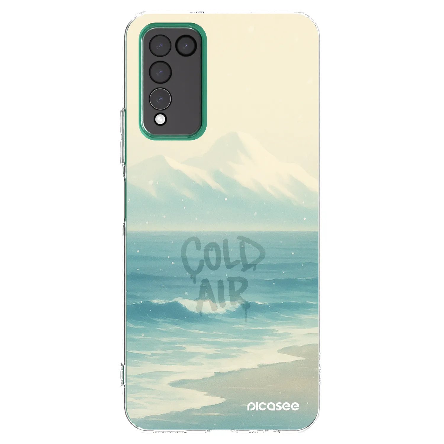Picasee Honor 10X Lite Hülle - Transparentes Silikon - COLD AIR