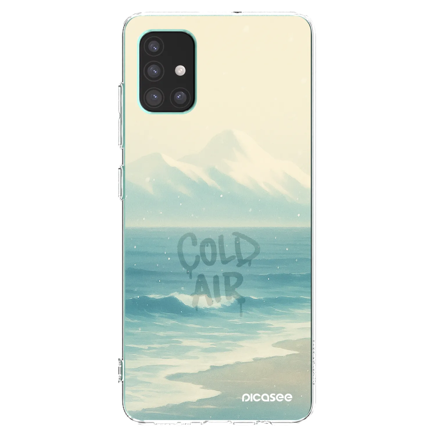 Picasee Samsung Galaxy M51 M515F Hülle - Transparentes Silikon - COLD AIR