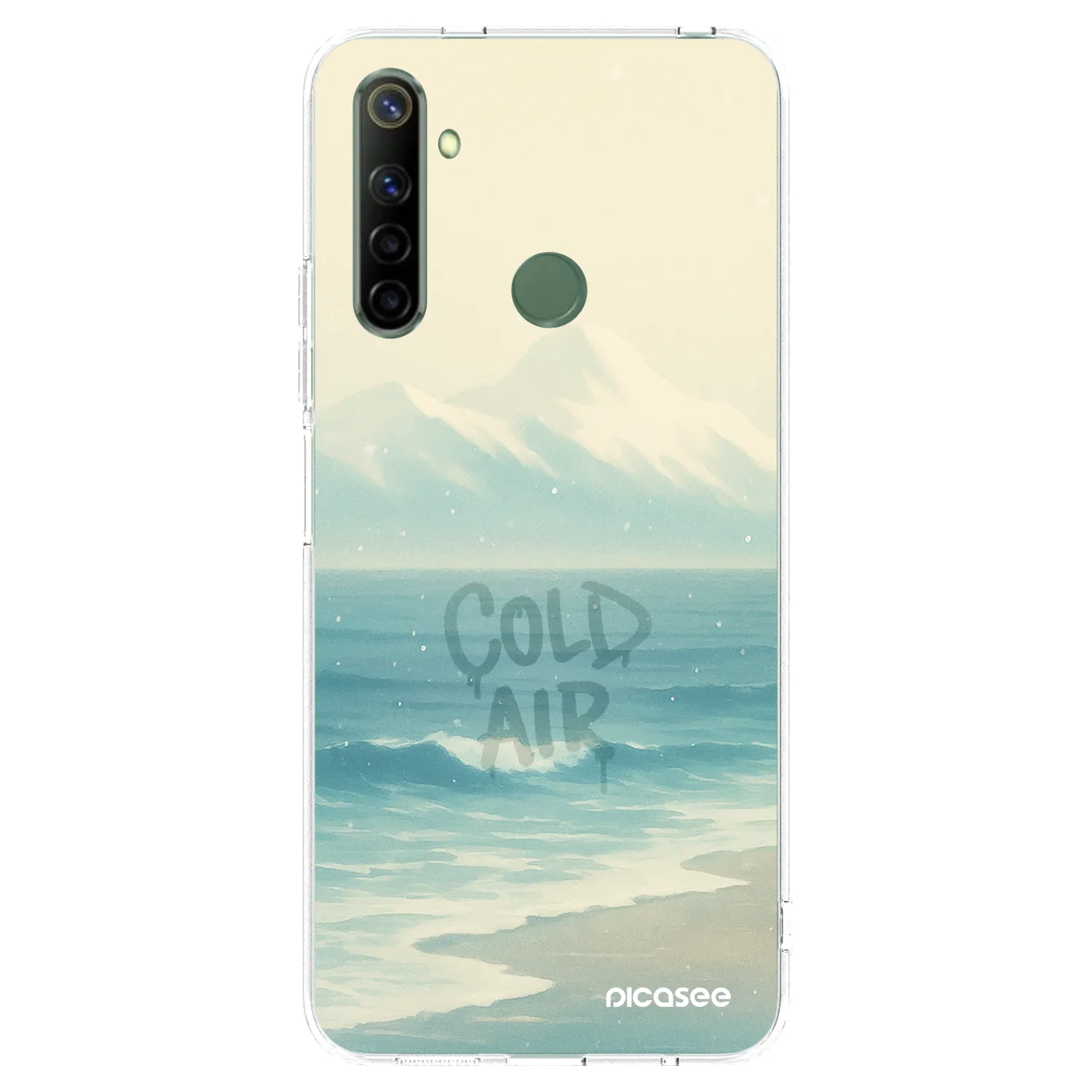 Picasee Realme 6i Hülle - Transparentes Silikon - COLD AIR